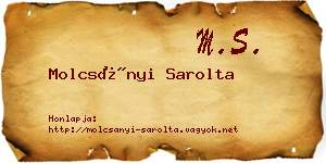 Molcsányi Sarolta névjegykártya